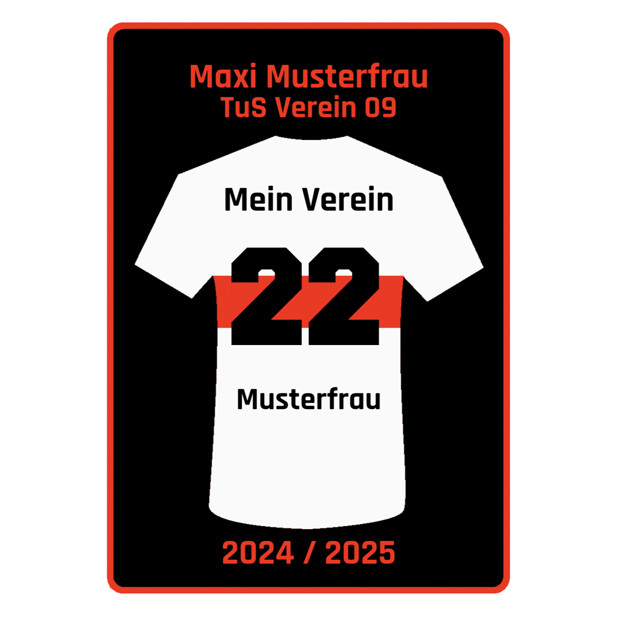 Fußball Trikot-Balken